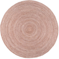 Nuloom Kyla Farmhouse Round Nky2832C Light Pink Area Rug