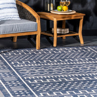 Nuloom Tribal Cora Ntr1483B Blue Area Rug