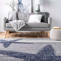 Nuloom Thomas Paul Starfish And Nth1560B Gray Area Rug