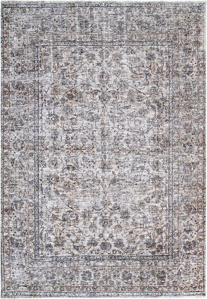 Nuloom Leanna Timeworn Ivies Nle3402A Light Gray Area Rug