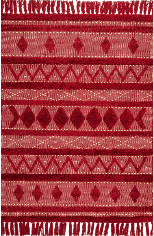 Nuloom Durden Ndu3294D Red Area Rug