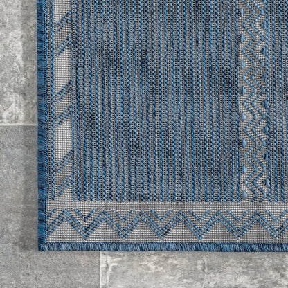 Nuloom Aria Tribal Transitional Nar1809B Blue Area Rug