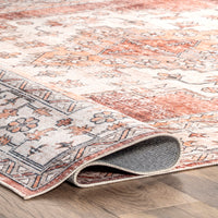 AreaRugs.com Wavaj Nwa1072B Rust Area Rug