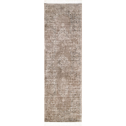 Nuloom Vintage Cantrell Nvi1631D Light Brown Area Rug