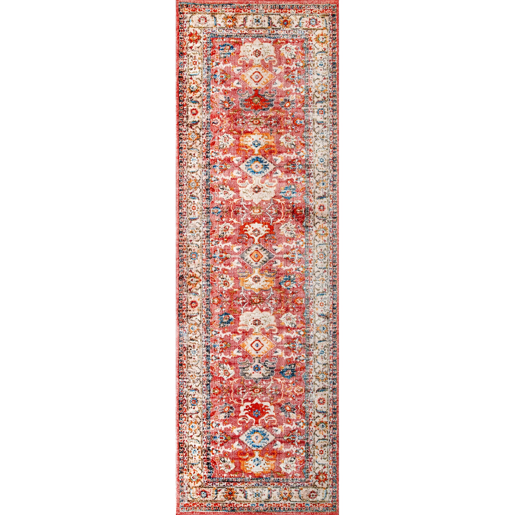 Nuloom Betty Floral Nbe2116A Red Area Rug