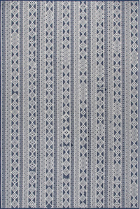 Nuloom Devon Striped Nde1792D Navy Area Rug