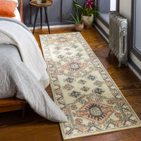 Surya Urfa Urf-2300 Peach, Camel, Cream, Light Gray Area Rug