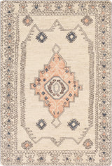 Surya Urfa Urf-2302 Peach, Camel, Cream, Light Gray Rugs.