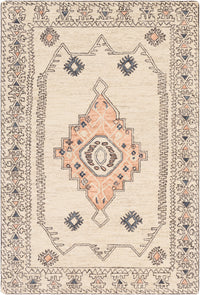 Surya Urfa Urf-2302 Peach, Camel, Cream, Light Gray Area Rug