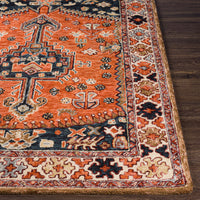 Surya Urfa Urf-2304 Rust, Rose, Navy, Medium Gray Area Rug