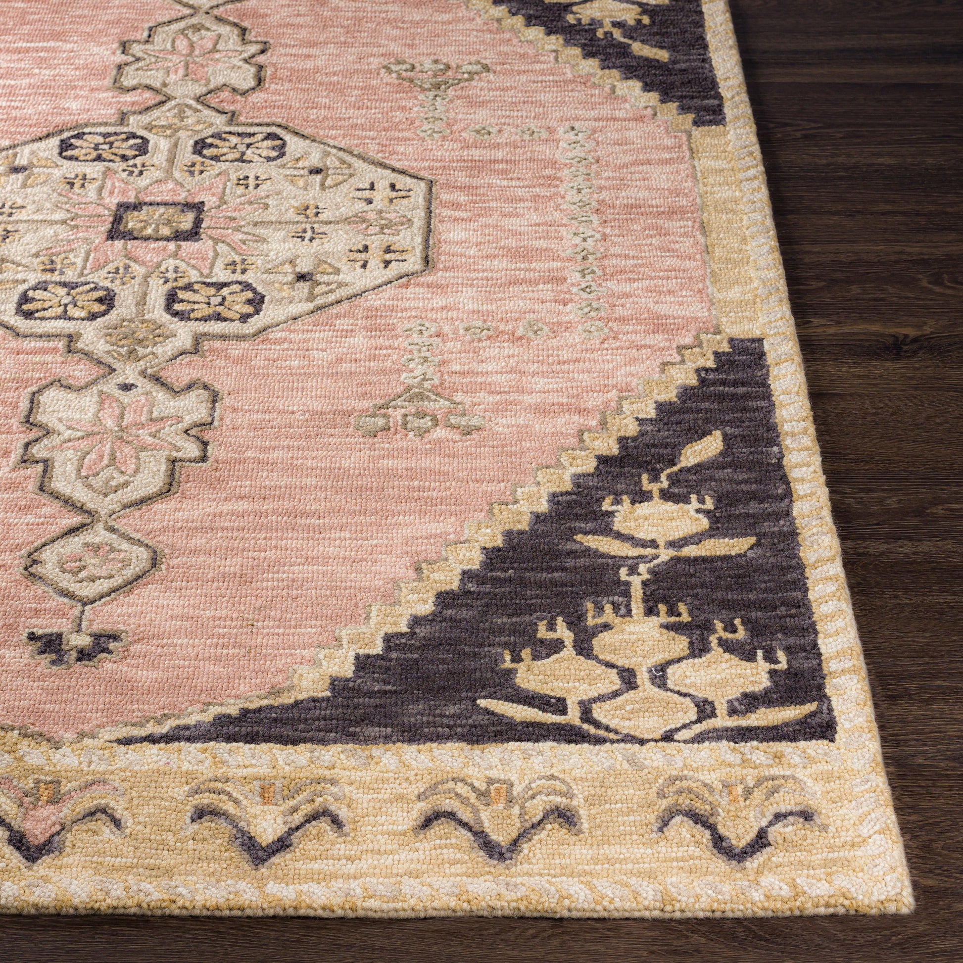 Surya Urfa Urf-2306 Blush, Camel, Beige, Khaki Area Rug