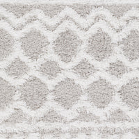 Surya Urban Shag Usg-2310 White, Light Gray Area Rug