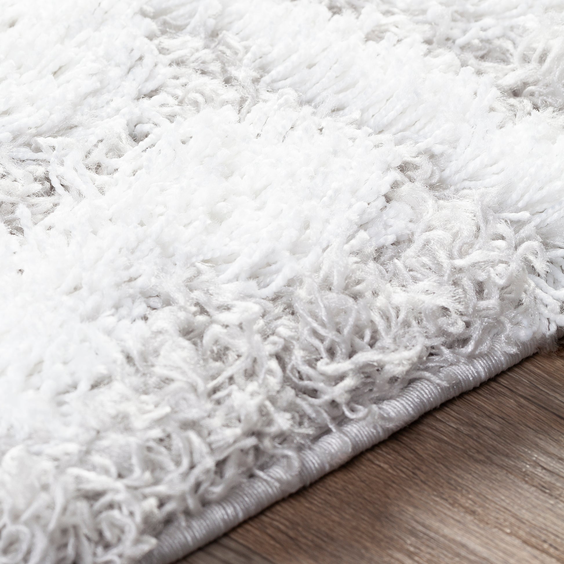 Surya Urban Shag Usg-2310 White, Light Gray Area Rug