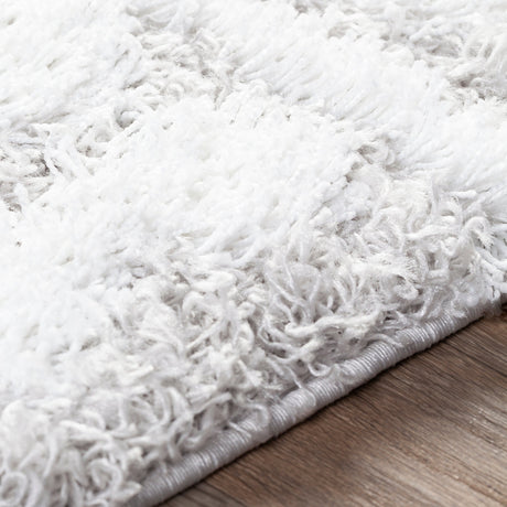 Surya Urban Shag Usg-2310 White, Light Gray Rug.