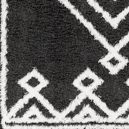 Surya Urban Shag Usg-2313 Black Area Rug