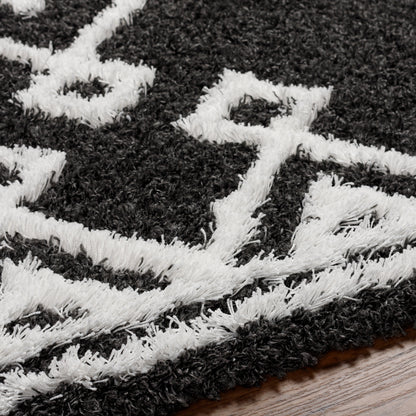 Surya Urban Shag Usg-2313 Black Area Rug