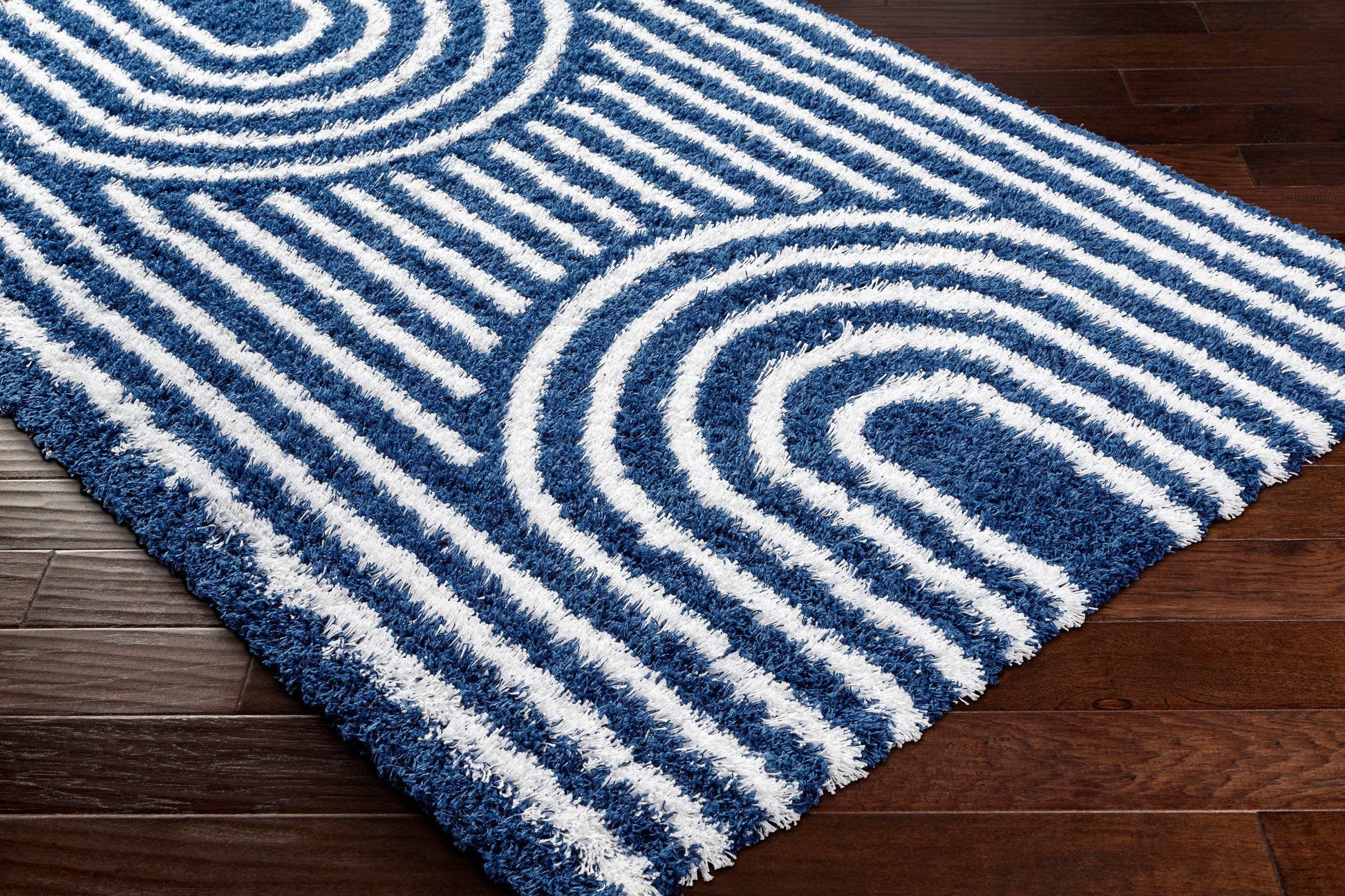 Surya Urban Shag Usg-2317 Blue Area Rug