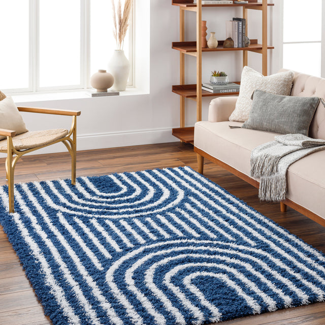 Surya Urban Shag Usg-2317 Blue Rug.