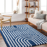 Surya Urban Shag Usg-2317 Blue Area Rug