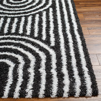 Surya Urban Shag Usg-2318 Black Area Rug