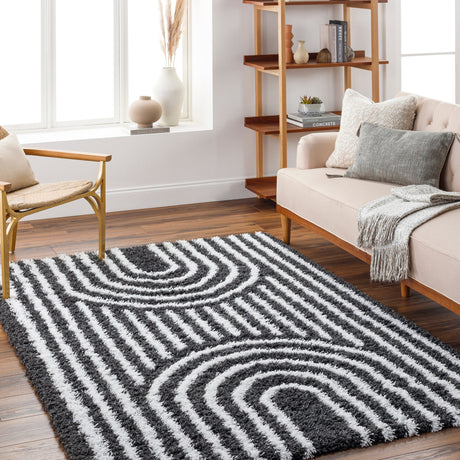 Surya Urban Shag Usg-2318 Black Rug.