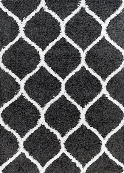 Surya Urban Shag Usg-2322 Black Area Rug