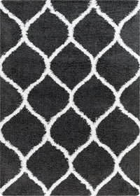 Surya Urban Shag Usg-2322 Black Area Rug