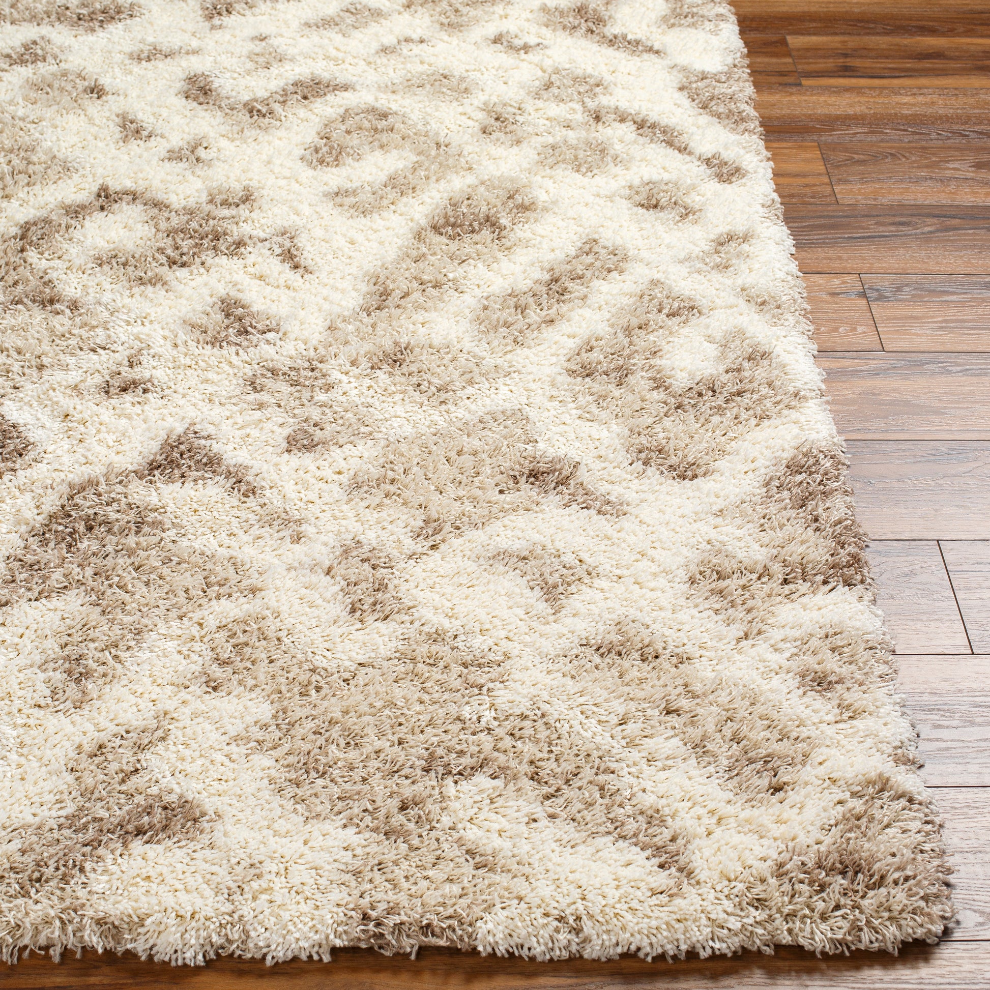 Surya Urban Shag Usg-2323 Tan & Ivory Area Rug