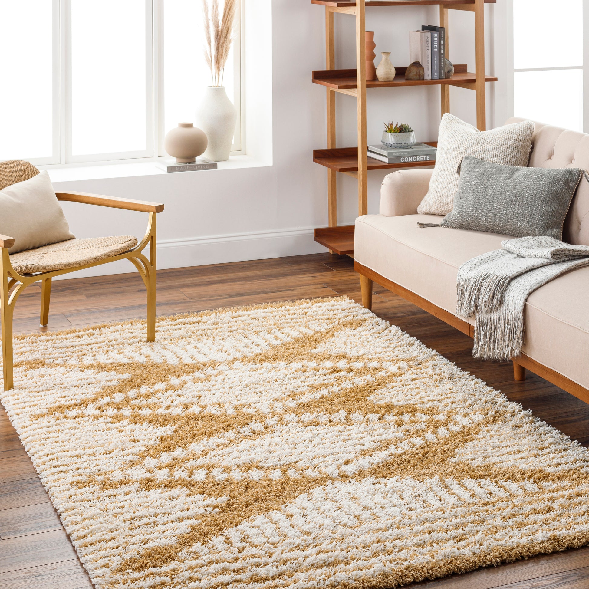 Surya Urban Shag Usg-2327 Orange Area Rug