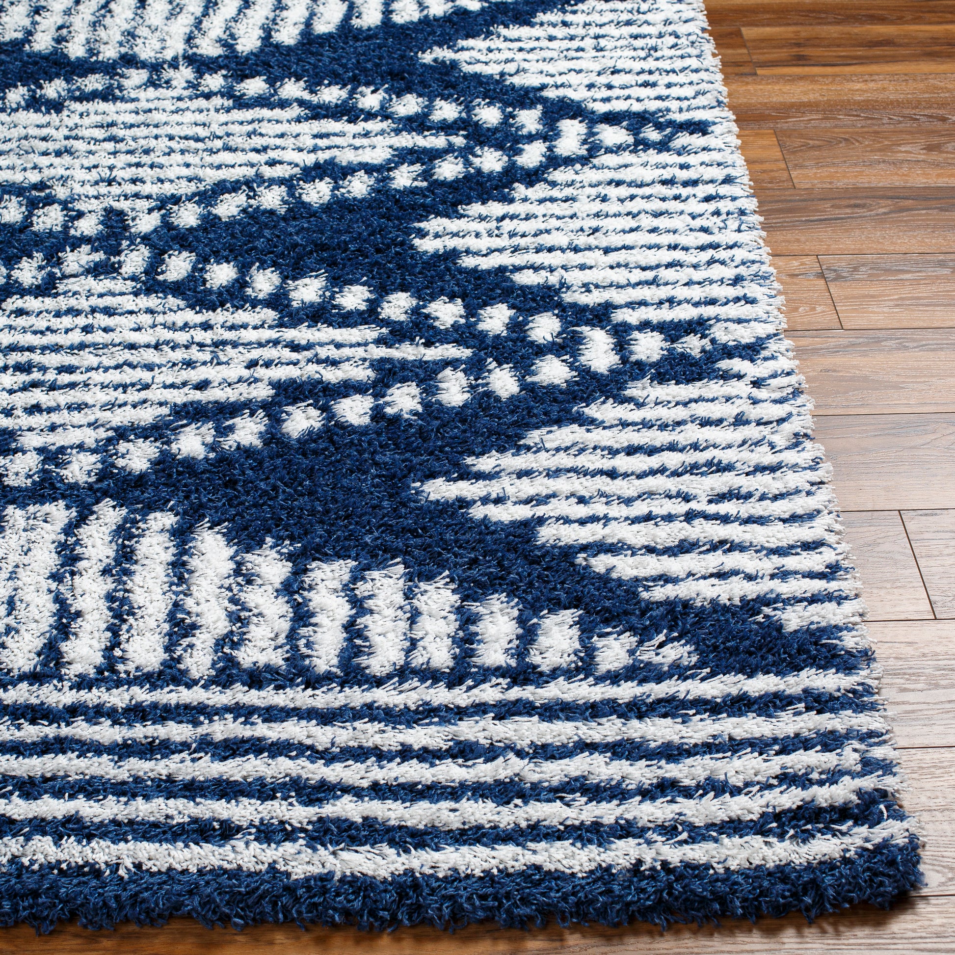 Surya Urban Shag Usg-2328 Blue Area Rug