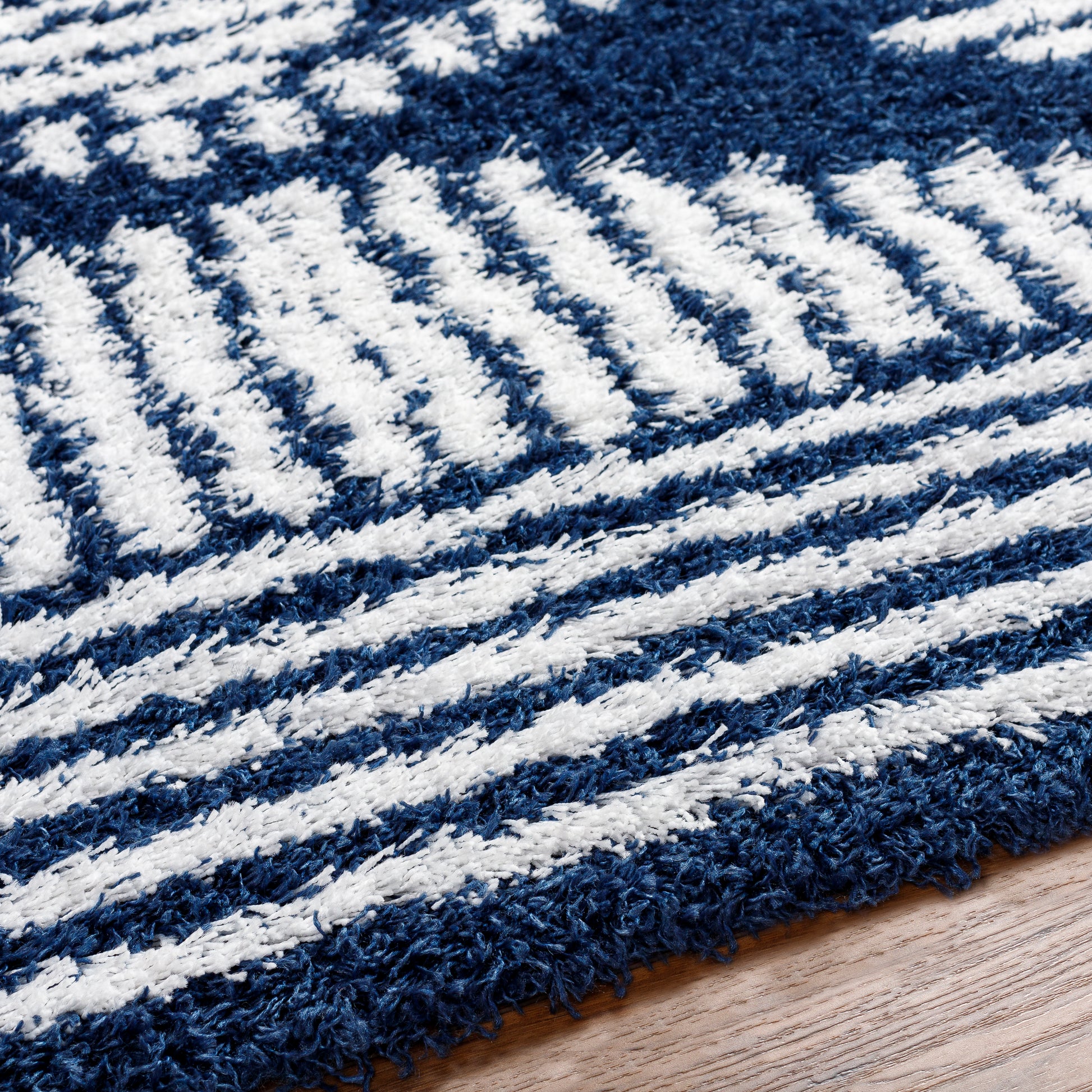 Surya Urban Shag Usg-2328 Blue Area Rug