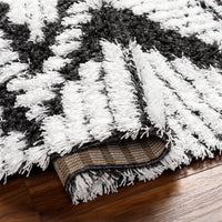 Surya Urban Shag Usg-2329 Black Area Rug