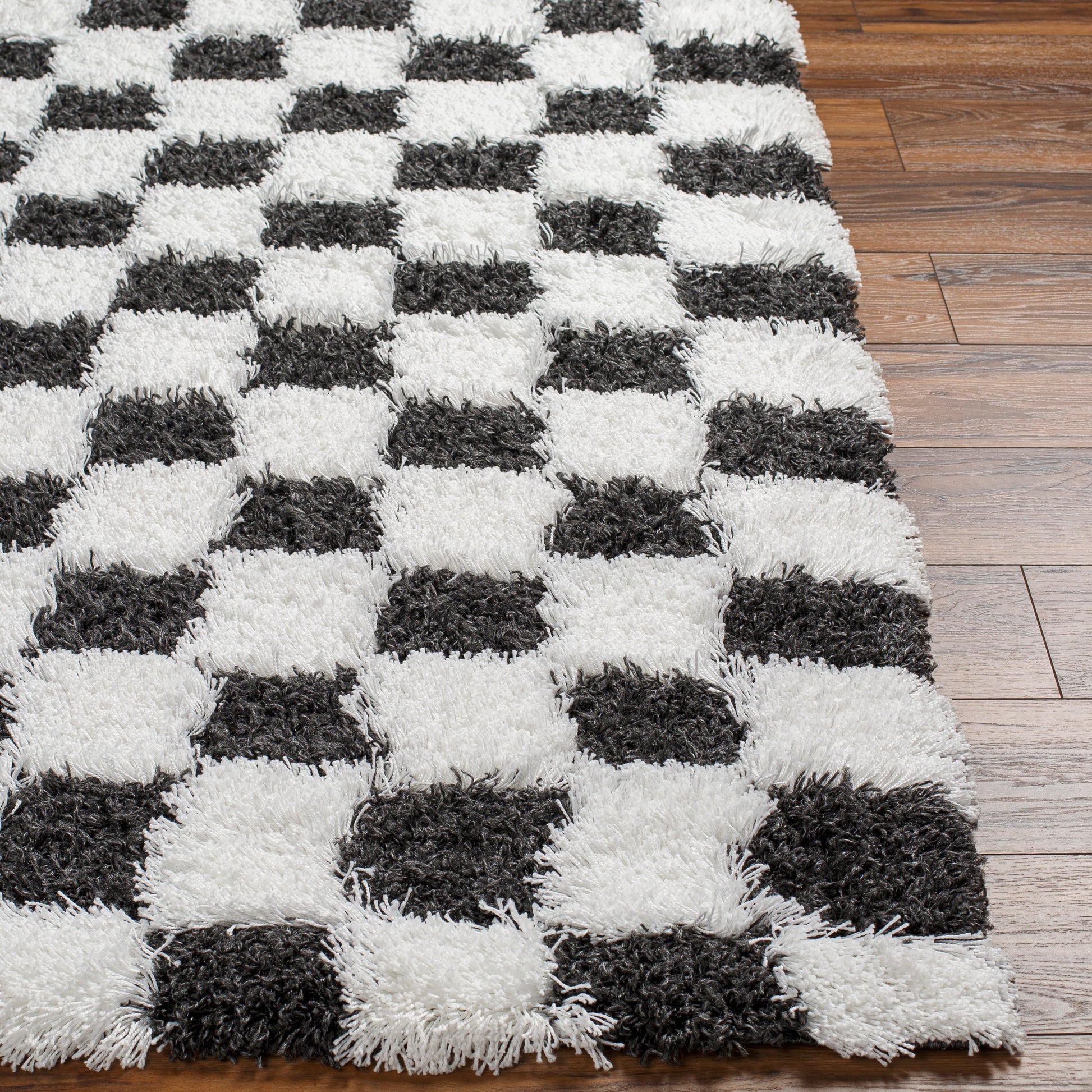 Surya Urban Shag Usg-2330 White Area Rug