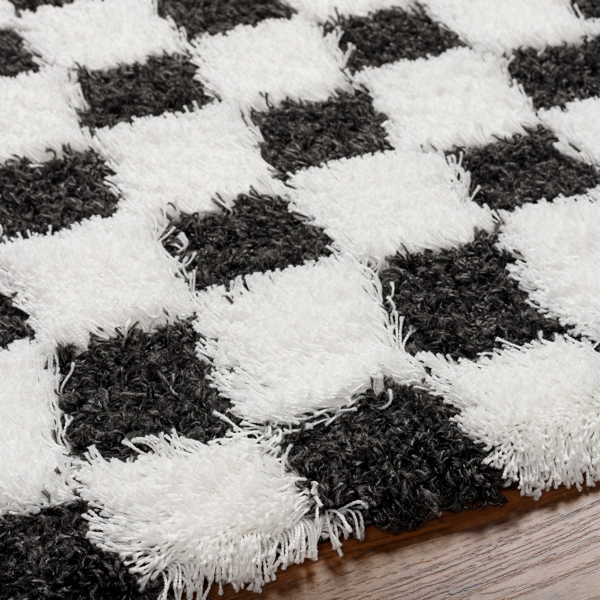 Surya Urban Shag Usg-2330 White Area Rug