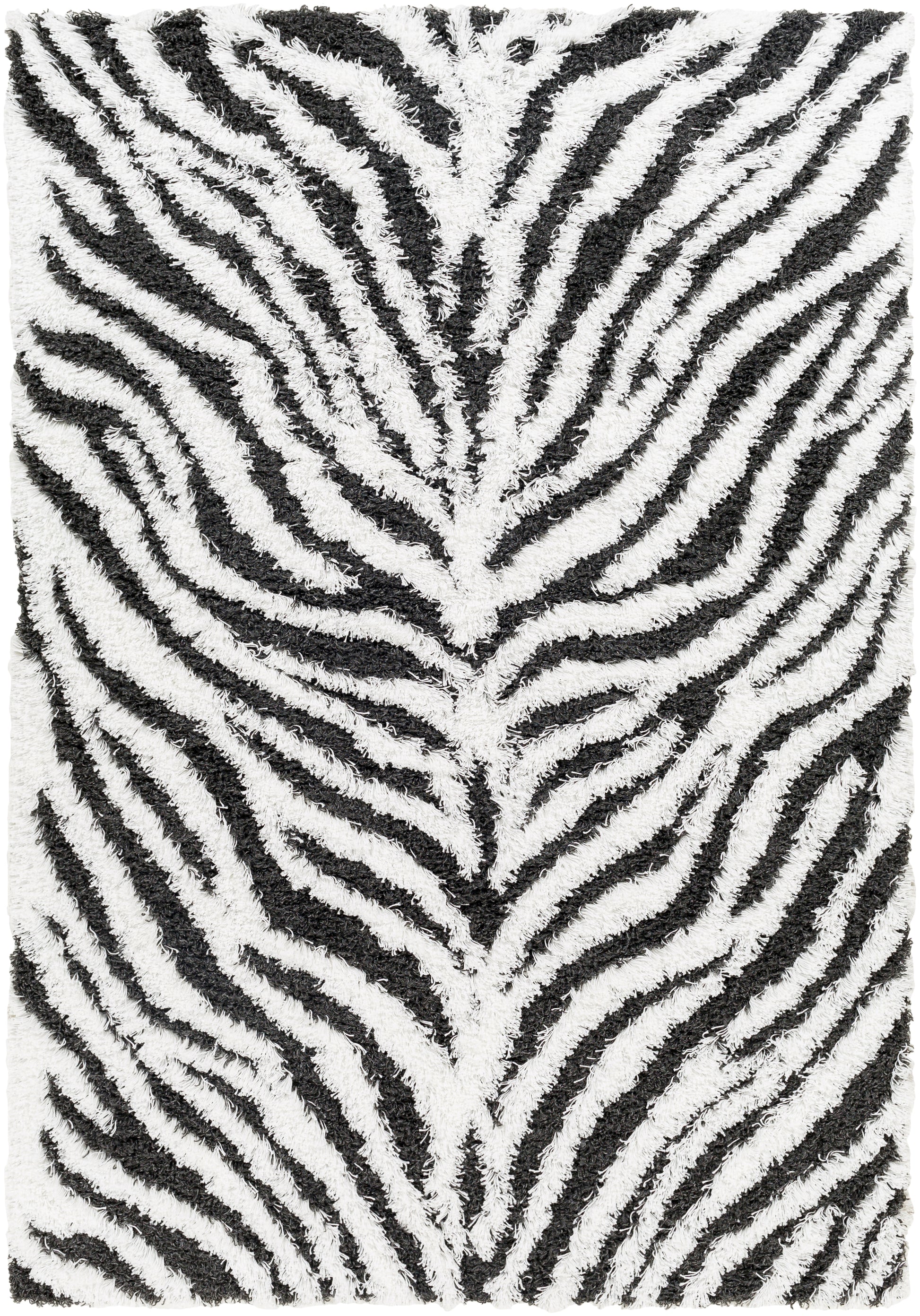 Surya Urban Shag Usg-2336 Black Area Rug