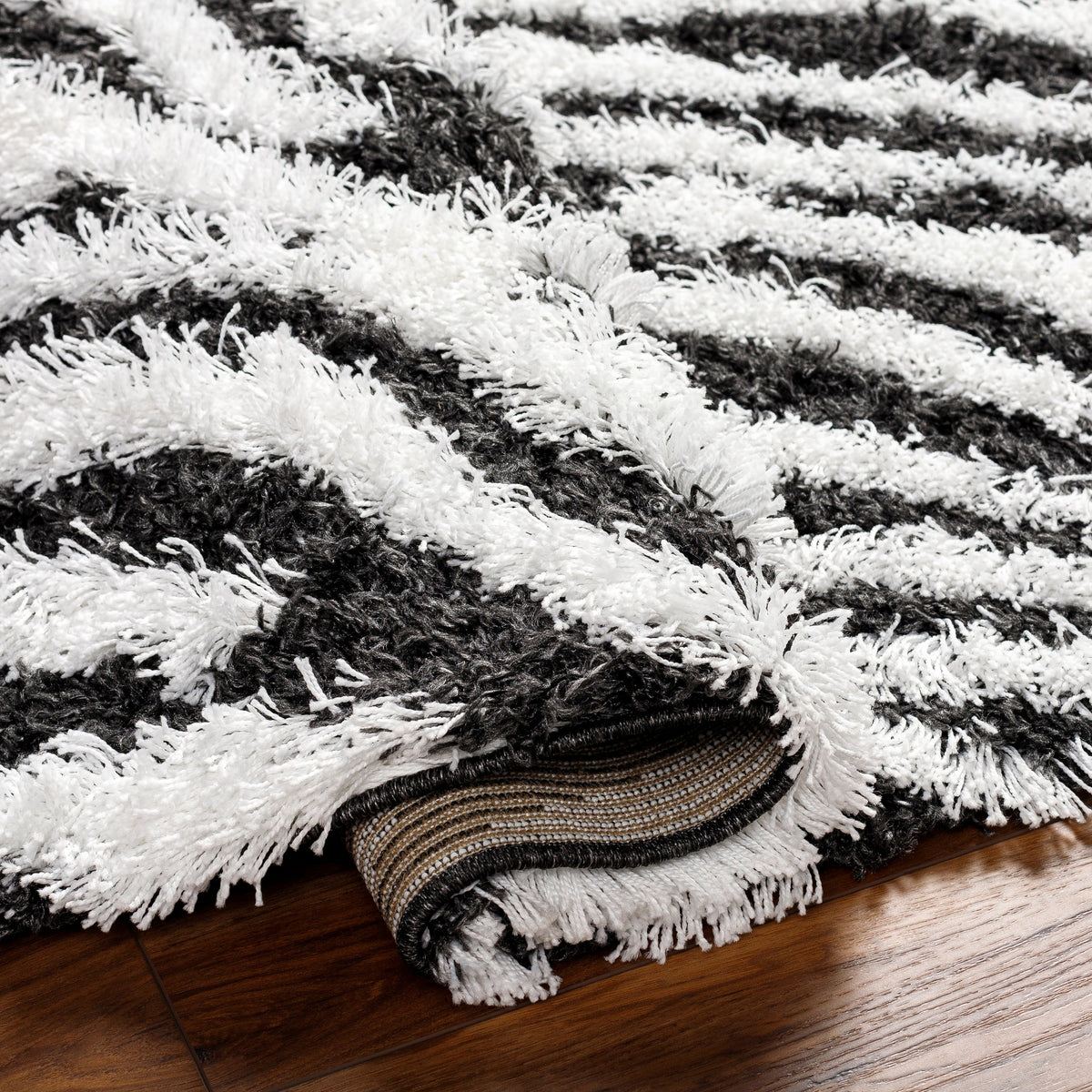 Surya Urban Shag Usg-2336 Black Rug.