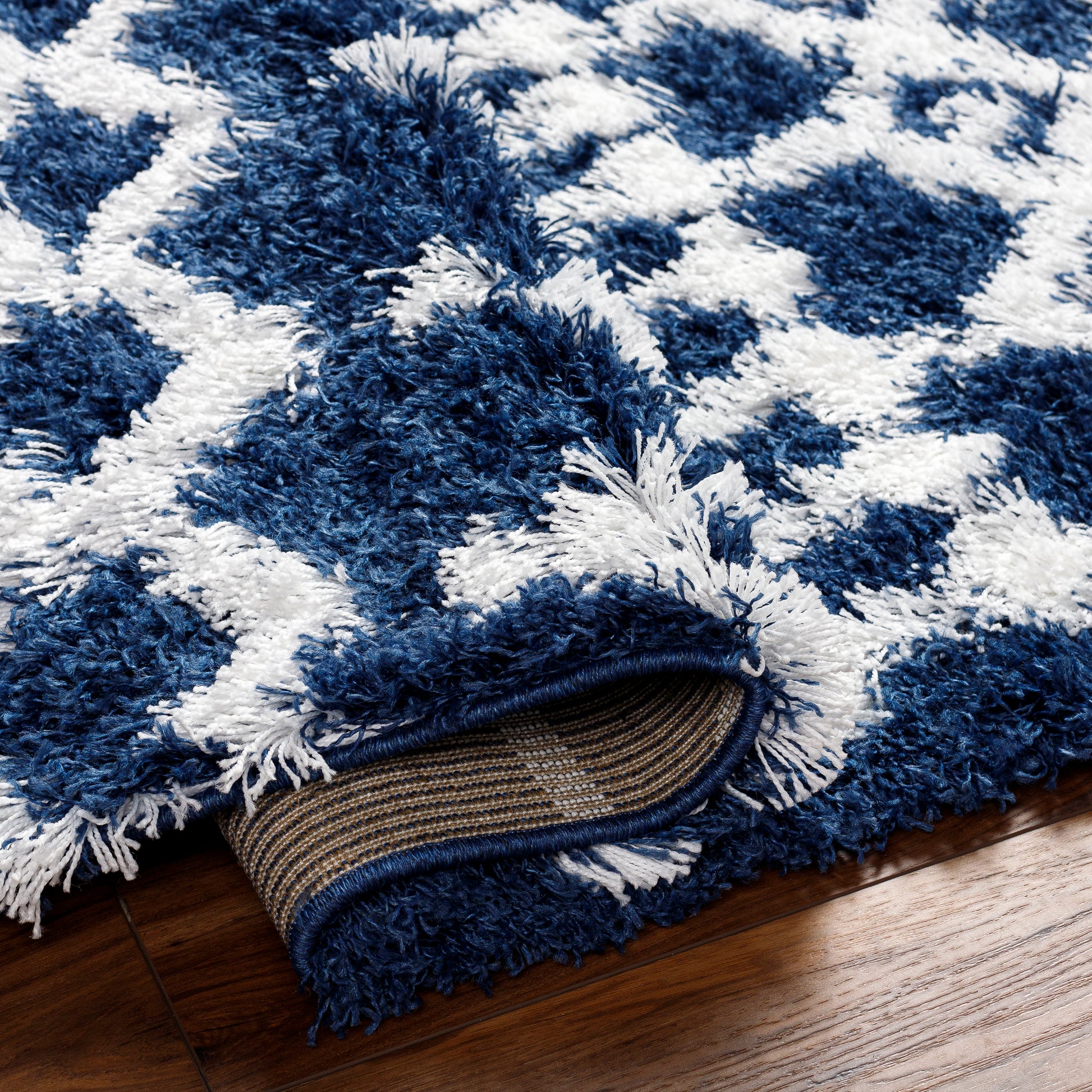 Surya Urban Shag Usg-2341 Blue Area Rug