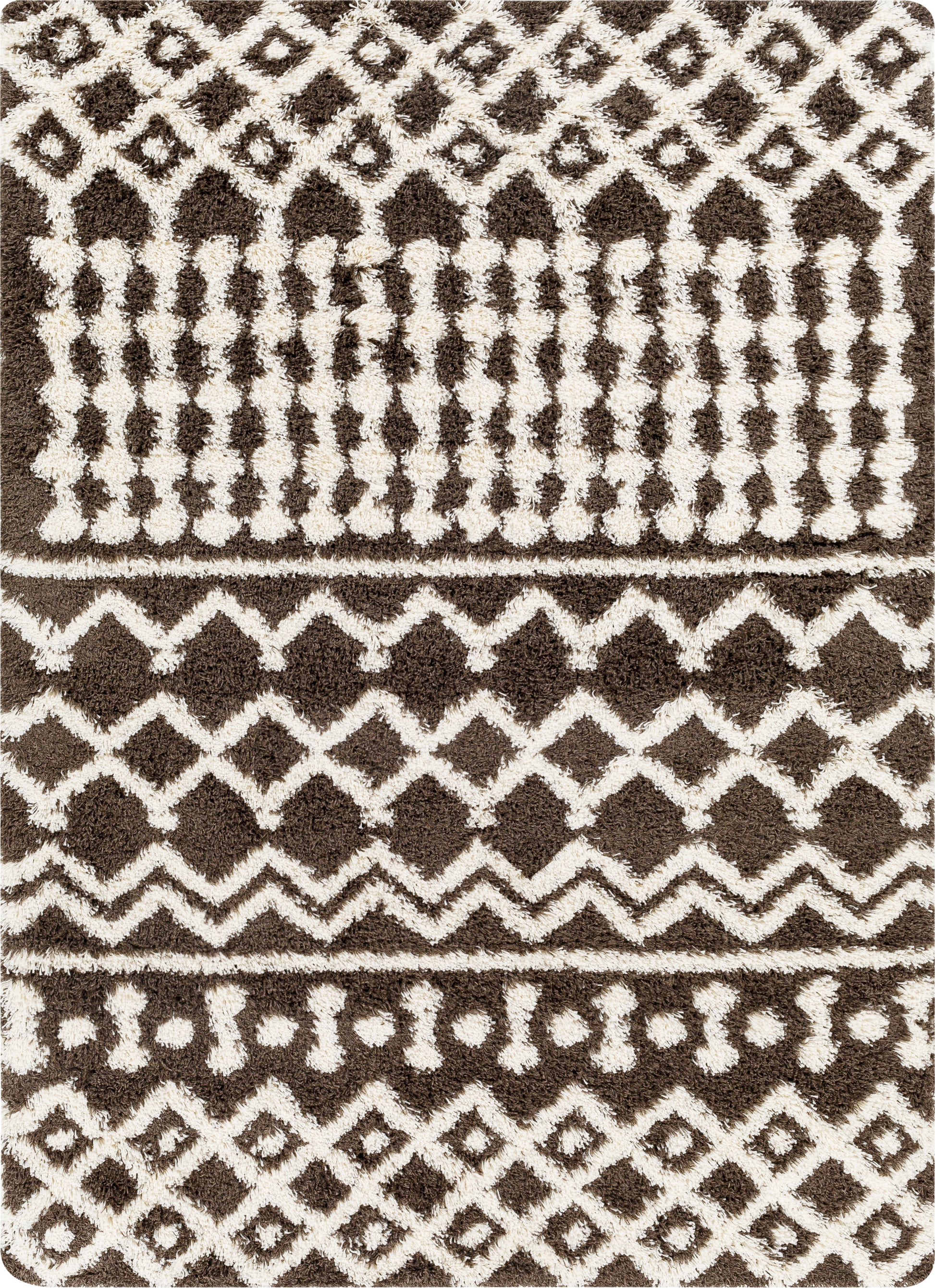 Surya Urban Shag Usg-2342 Brown Area Rug