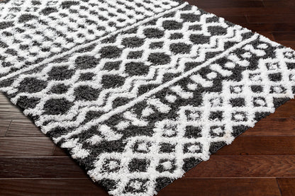 Surya Urban Shag Usg-2344 Black Area Rug