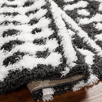 Surya Urban Shag Usg-2344 Black Area Rug