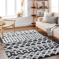 Surya Urban Shag Usg-2344 Black Area Rug