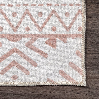 AreaRugs.com Wavaj Nwa1203B Pink Area Rug