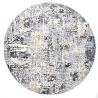 Nuloom Abstract Levitan Nab2550A Silver Area Rug