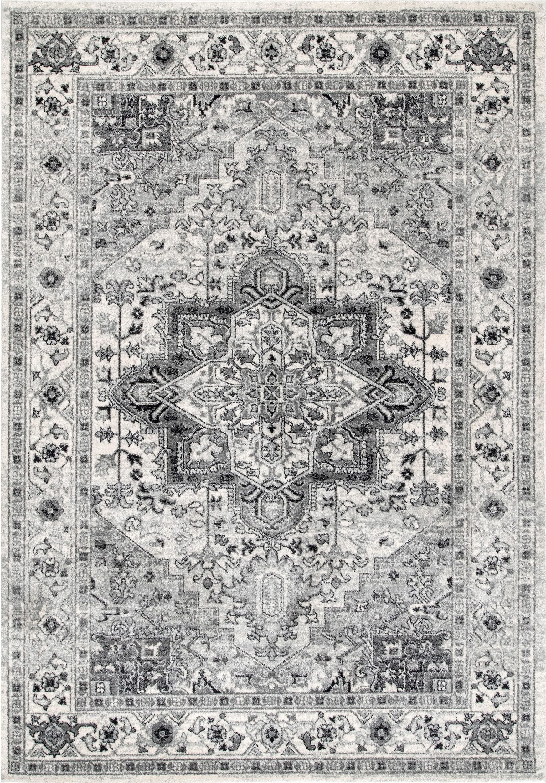 Nuloom Vintage Jaclyn Nvi3135C Gray Area Rug