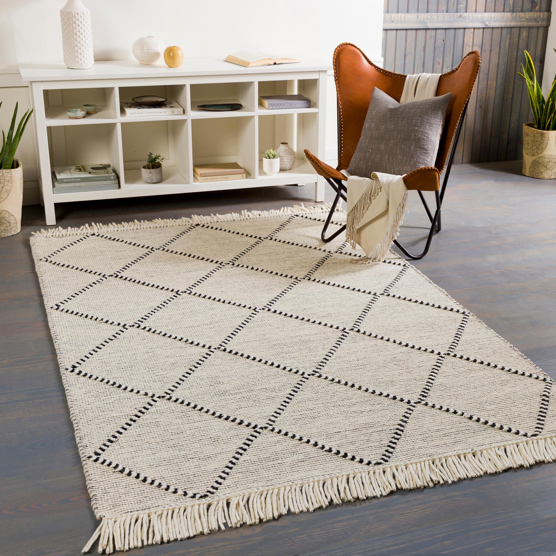 Surya Uttar Utt-2302 White Area Rug