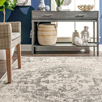 Nuloom Vintage Maranda Nvi3149D Gray Area Rug