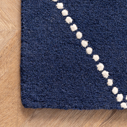 Nuloom Elvia Nel2746H Navy Area Rug