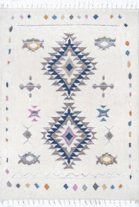 Nuloom Jocelyn Tribal Njo2983A Blue Area Rug