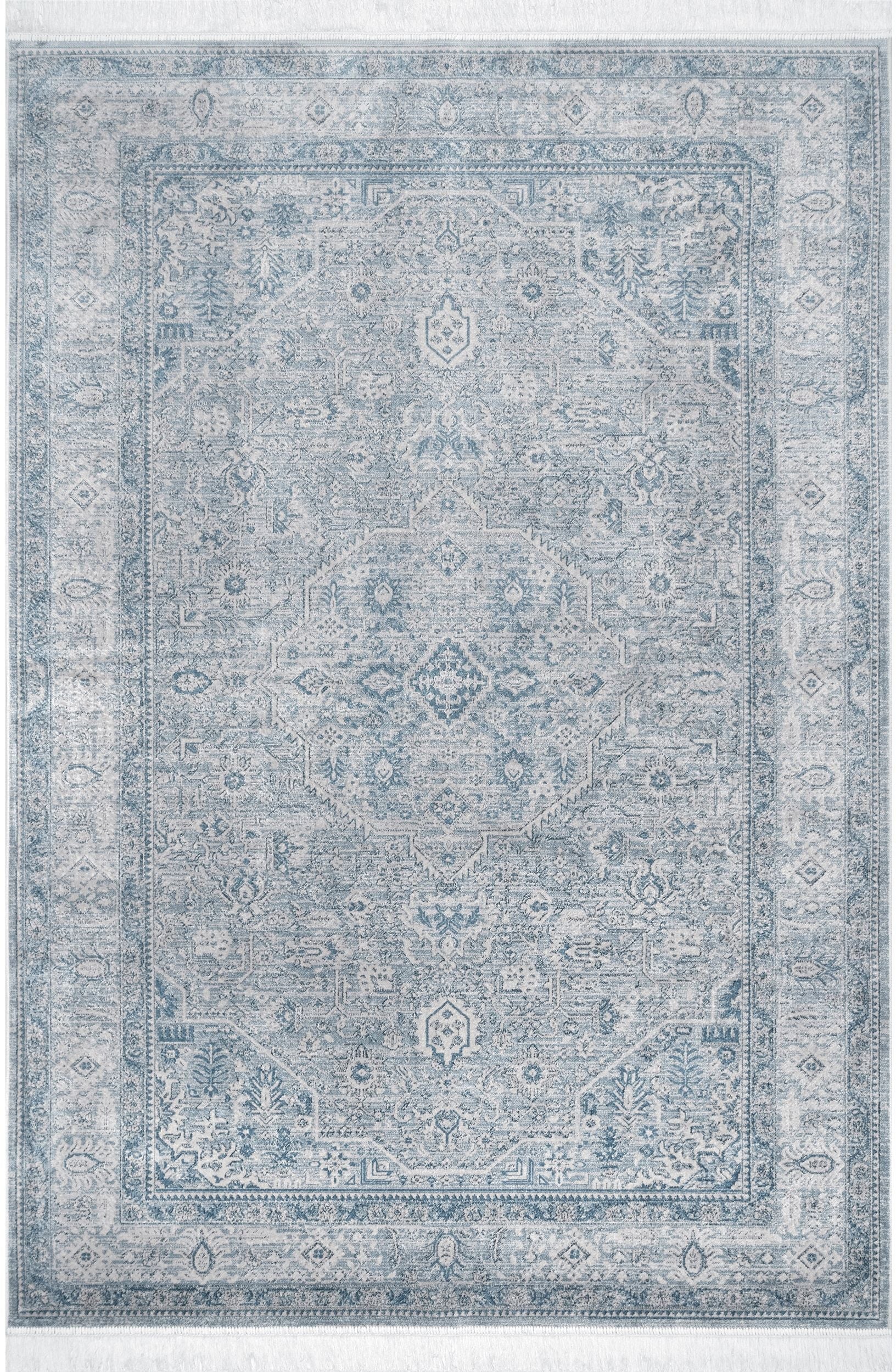 Nuloom Vintage Amerie Nvi1634A Blue Area Rug