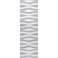 AreaRugs.com Wavaj Nwa1103A Light Gray Area Rug